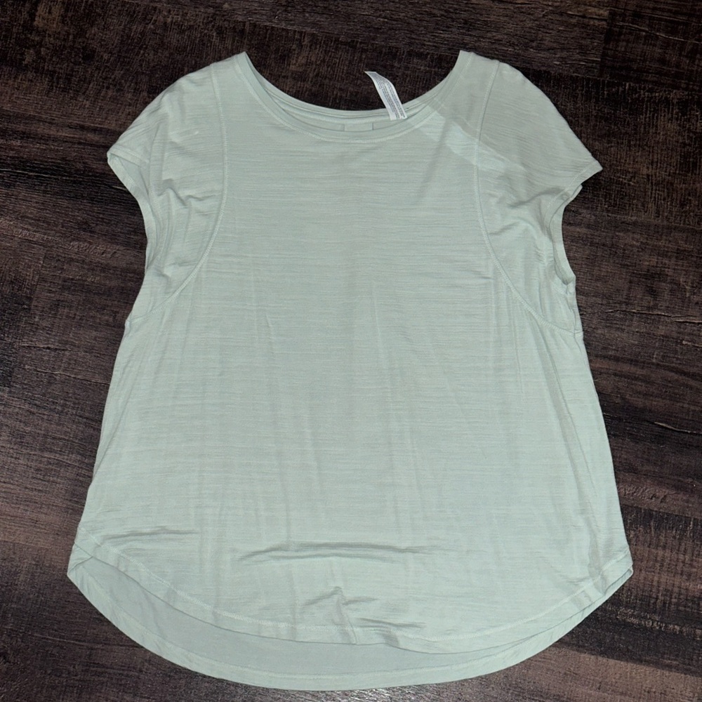 All in Motion Mint Green Cap Sleeve Tee